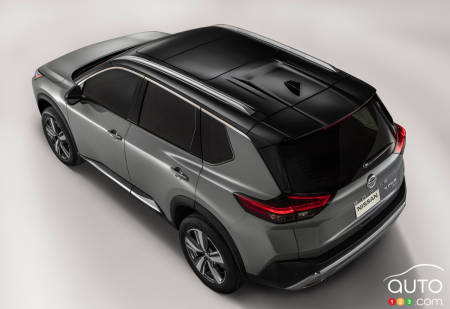 2021 Nissan Rogue, from above